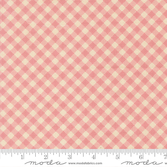Garden Gingham in Blossom quilting fabric, part of the My Secret Garden fabric collection by Stacy Iest Hsu (SKU: 20987 36)