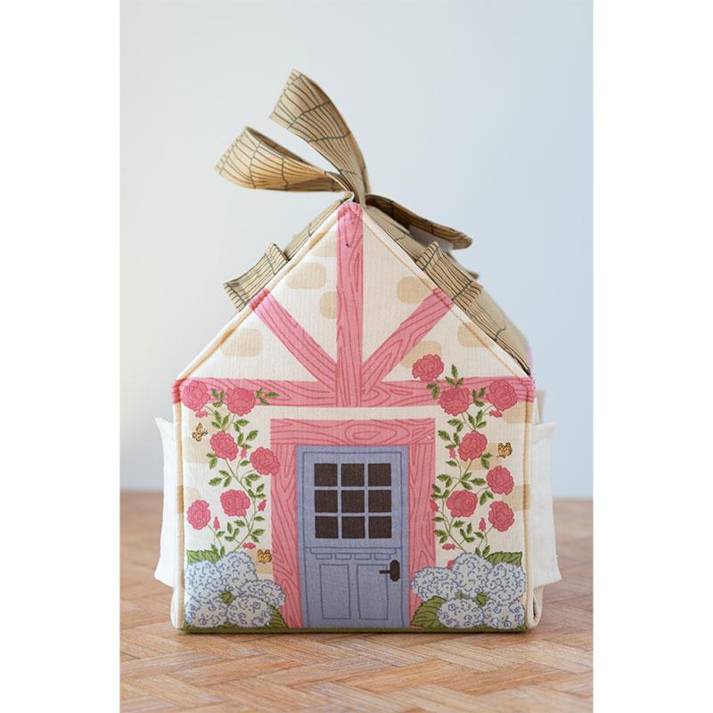 Garden Bunny Cottage Panel - My Secret Garden by Stacy Iest Hsu - 36" x 60" Fabric Panel
