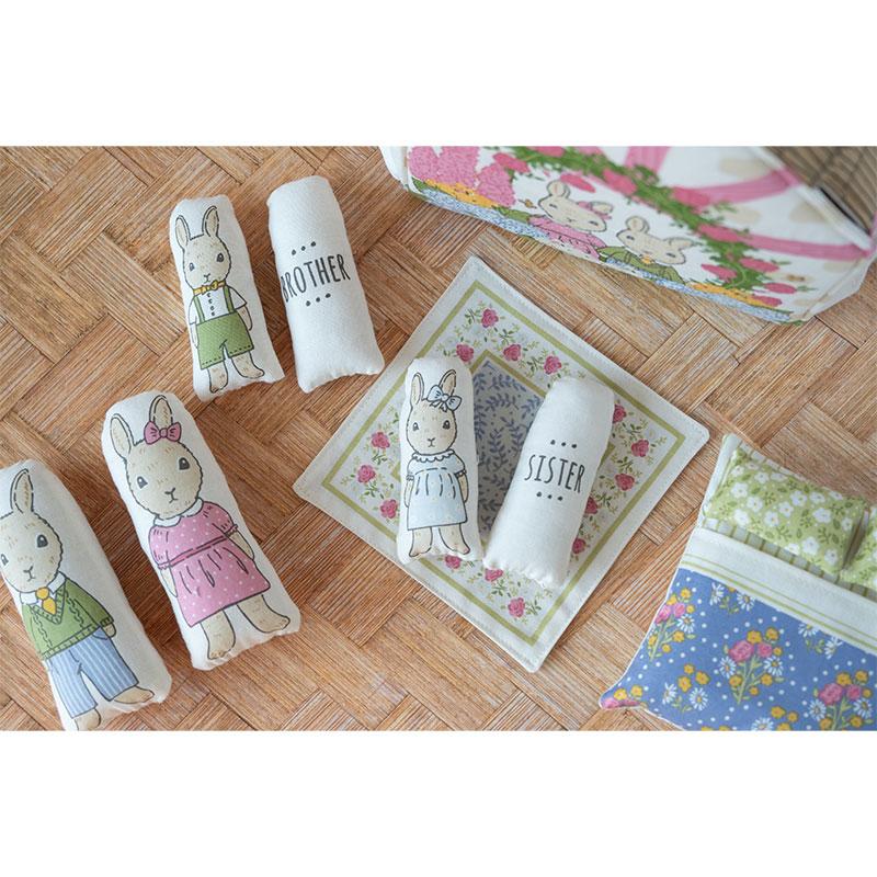 Garden Bunny Cottage Panel - My Secret Garden by Stacy Iest Hsu - 36" x 60" Fabric Panel