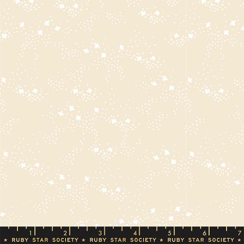 Cotton quilting fabric pattern called 'Field in Shell'. Part of the 'Dog Park' fabric collection. Designed by Sarah Watts for fabric company Ruby Star Society. SKU: RS2100 11. 44-45 inch width.