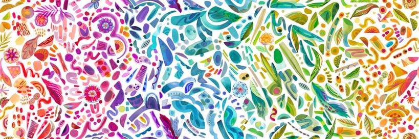 Radiant Ombre quilting fabric, part of the Radiant fabric collection by Amarilys Henderson (SKU: 21846 11)