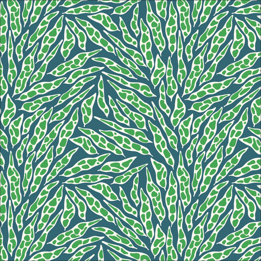 Cotton quilting fabric pattern called 'Untamed'. Part of the 'Savanna Dreams' fabric collection. Designed by Kate Lower for fabric company Cloud 9 Fabrics. SKU: 227450. 44-45 inch width.