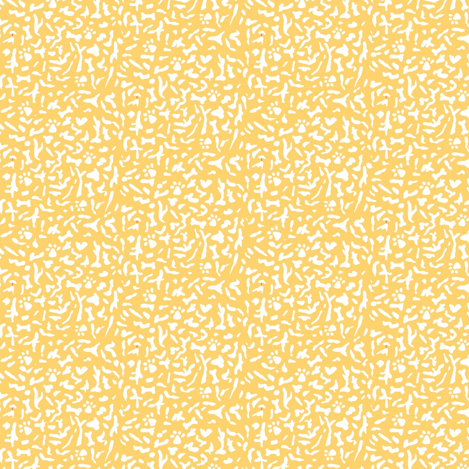 Cotton quilting fabric pattern called 'K9 Composition Book in Yellow'. Part of the 'Teacher's Pet' fabric collection. Designed by Krissy Mast for fabric company Cloud 9 Fabrics. SKU: 227500. 44-45 inch width.