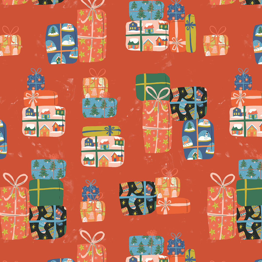 PREORDER - Tinsel Time! - Christmas Surprises - Louise Cunningham - 227522 - Half Yard
