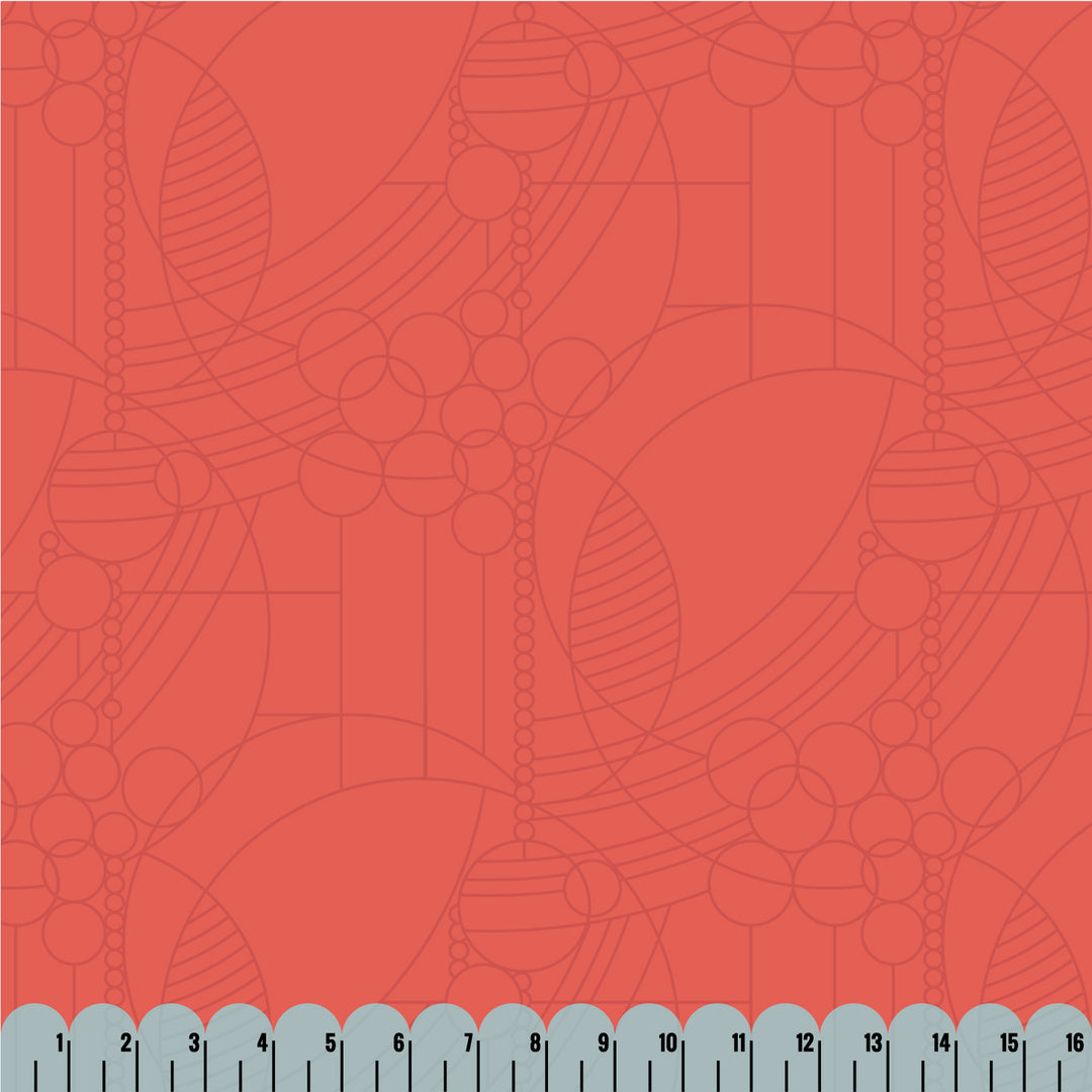PREORDER - 108" Frank Lloyd Wright Collection - March Balloons in Bright - By Frank Lloyd Wright - 227560 - Half Yard