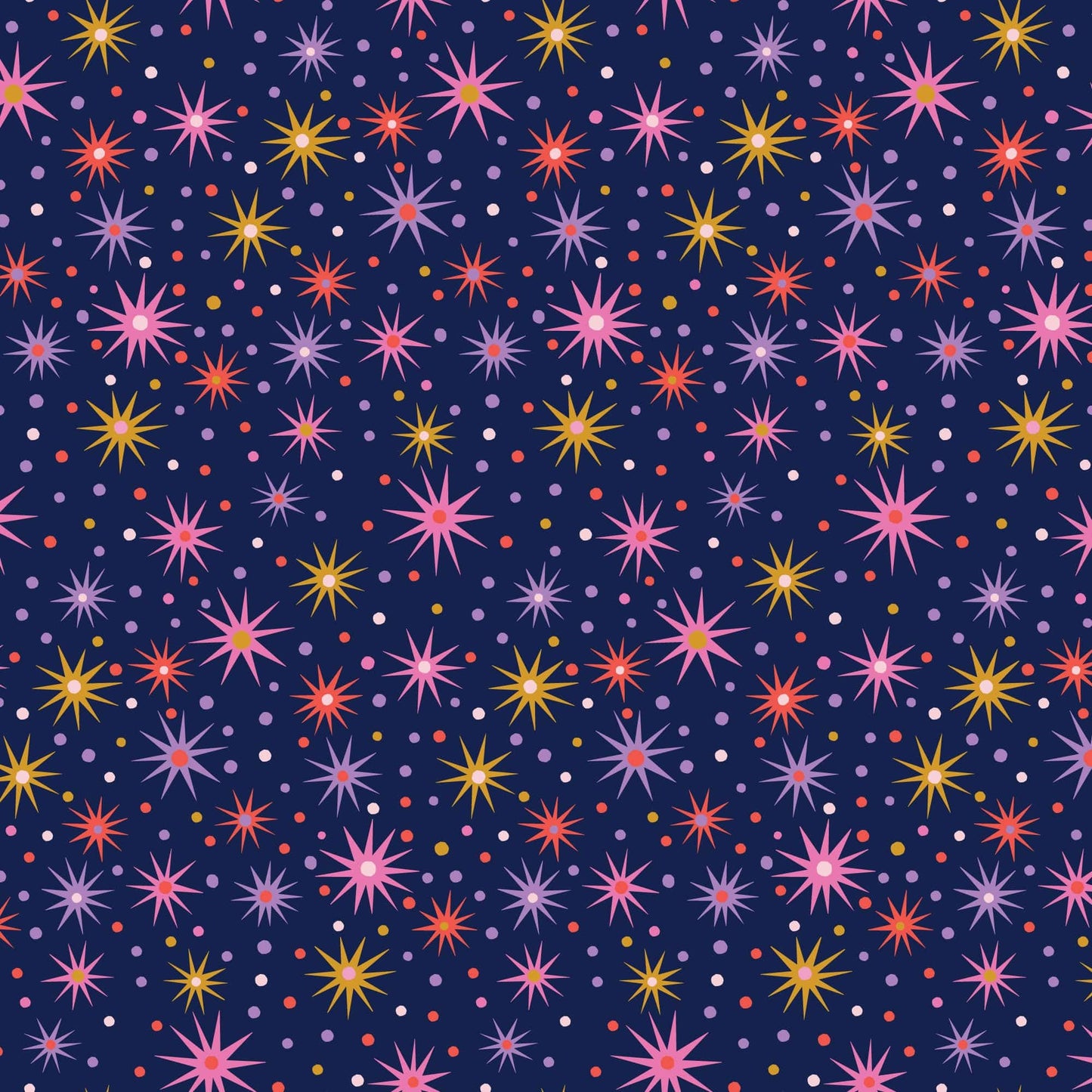Starlit Dusk quilting fabric, part of the Wonder Jungle fabric collection by Pip & Lo (SKU: 228059)