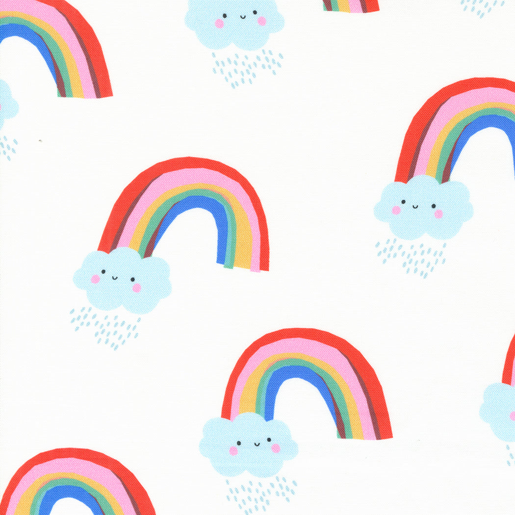 Whatever the Weather - Papercut Rainbows in Cloud - 25145 11 - Half Yard