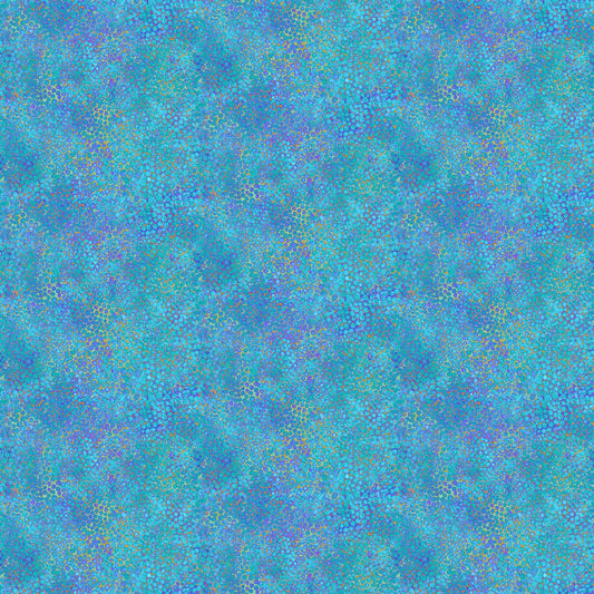 Deep Sea quilting fabric, part of the Shimmer fabric collection by Deborah Edwards (SKU: 27897M-44)