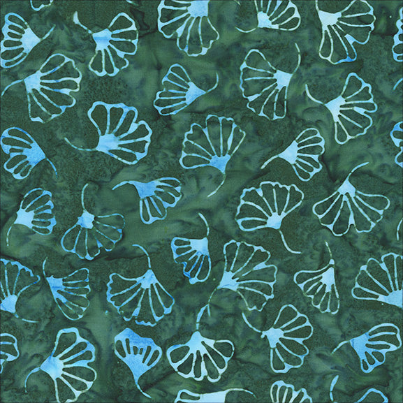 Grandeur - Ginkgo in Pine - Baliscapes - 2922Q-X - Half Yard