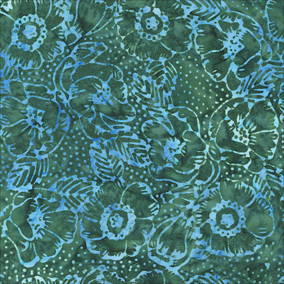 Grandeur - Gardenias in Pine - Baliscapes - 2923Q-X - Half Yard