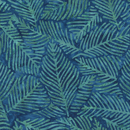 Grandeur - Palm Leaves in Lake - Baliscapes - 2925Q-X - Half Yard