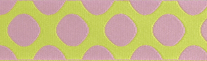 Down to Earth - Dot WEBBING in Cherry Limeade - 1-1/2" width - by Tula Pink - One Yard (Preorder)