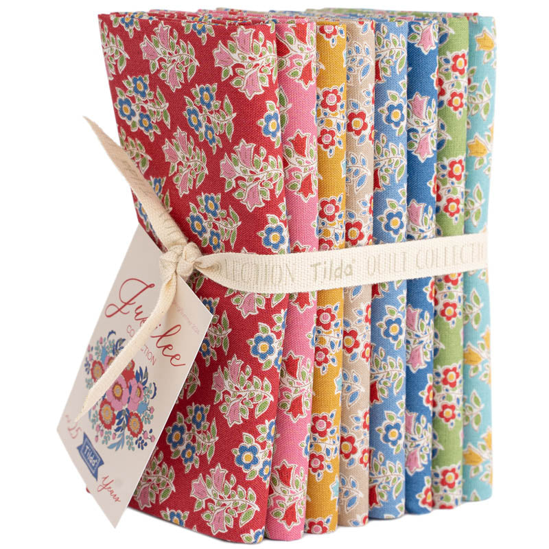 Jubilee - Farm Flowers Fat Quarter Bundle 8 pc - TIL300186