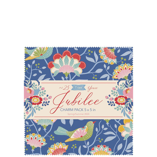 Jubilee 5-Inch Charm Pack, 40 Pieces - by Tilda Fabrics