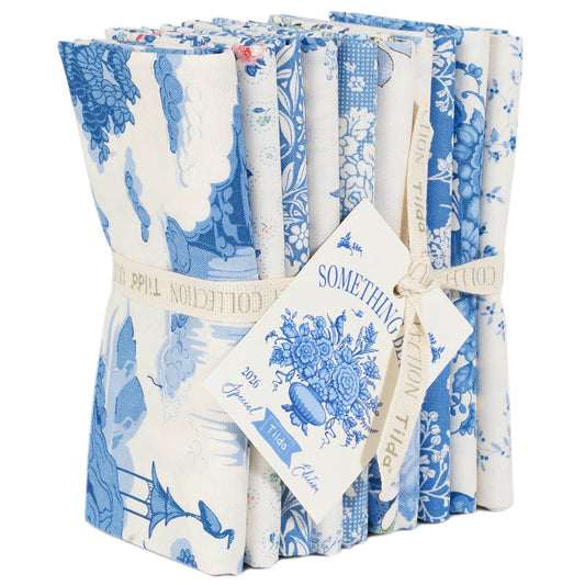 Something Blue {Light} Fat Quarter Bundle by Tilda Fabrics, 10 Pieces (Preorder)