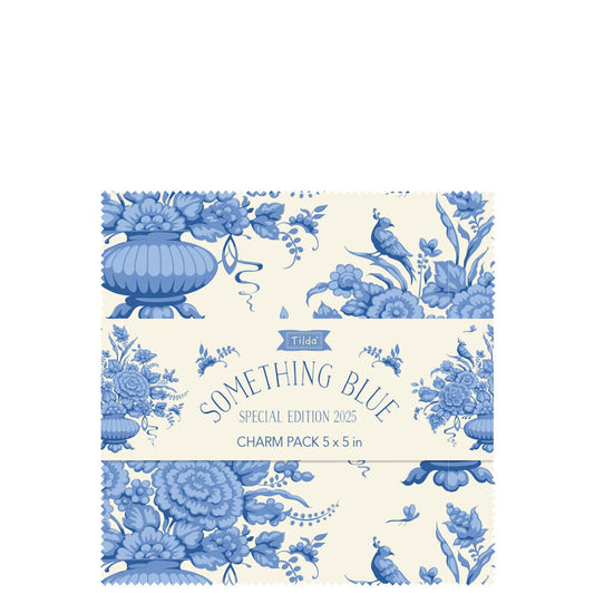 Something Blue 5-Inch Charm Pack by Tilda Fabrics, 40 Pieces (Preorder)