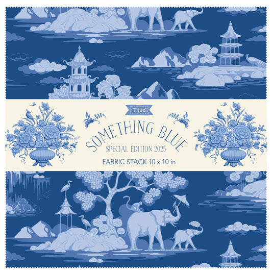 Something Blue 10-Inch Fabric Stack, 40 Pieces - by Tilda Fabrics (Preorder)