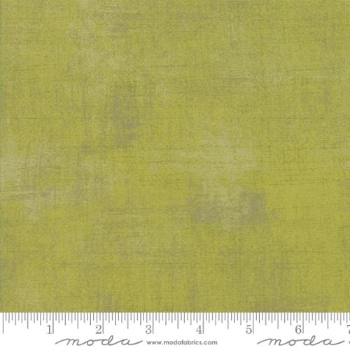 Cotton quilting fabric pattern called 'Grunge in Kelp'. Part of the 'Grunge Basics' fabric collection. Designed by Basic Grey for fabric company Moda Fabrics. SKU: 30150 97. 44-45 inch width.