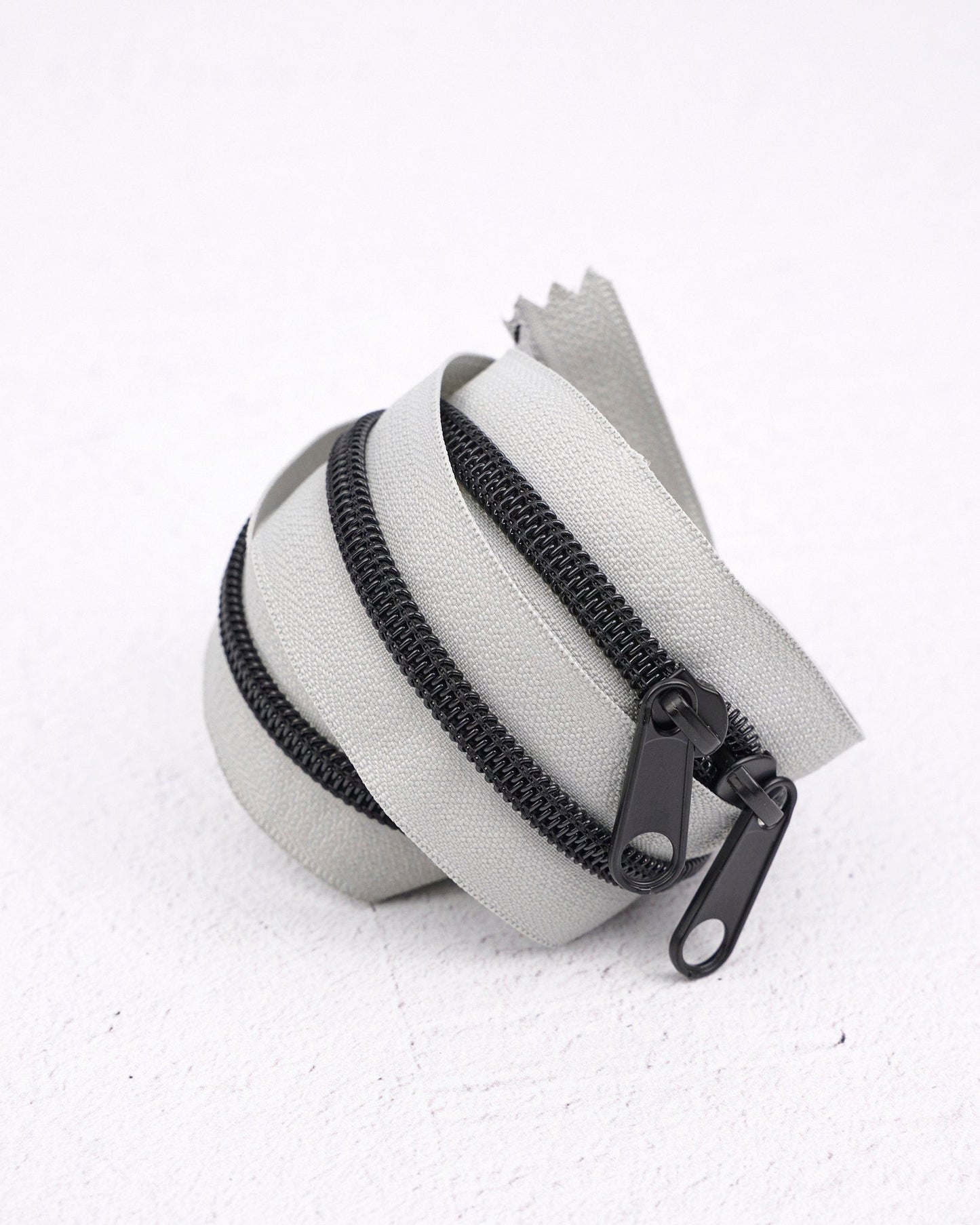 Smoke - Handbag Zipper - Renaissance Ribbons