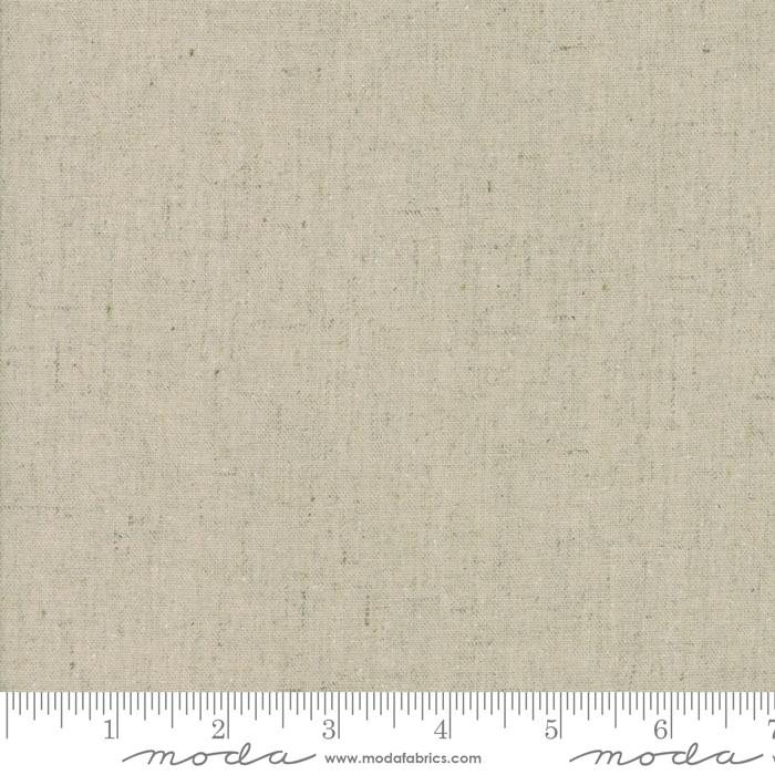 Linen Mochi Unbleached Linen - Linen Mochi Dot by Momo - Half Yard