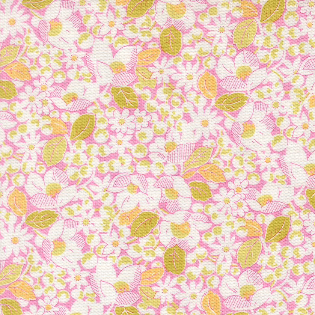 Garden Bounty in Lilac quilting fabric, part of the Summers End fabric collection by Fig Tree Co (SKU: 35430 12)