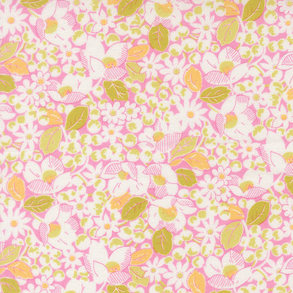 Garden Bounty in Lilac quilting fabric, part of the Summers End fabric collection by Fig Tree Co (SKU: 35430 12)