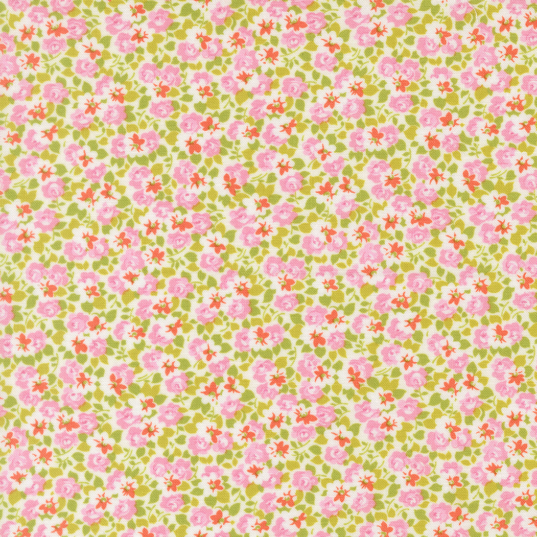 Meadow in Lilac quilting fabric, part of the Summers End fabric collection by Fig Tree Co (SKU: 35436 22)