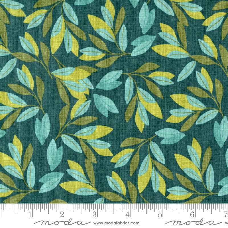Willow - Willow Leaves in Lagoon - 36061 20 - Half Yard