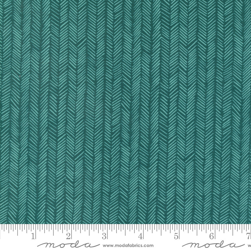 Willow - Herringbone in Lagoon - 36068 20 - Half Yard