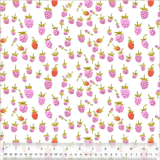 Strawberry - Heather Ross 20th Anniversary by Heather Ross - Half Yard