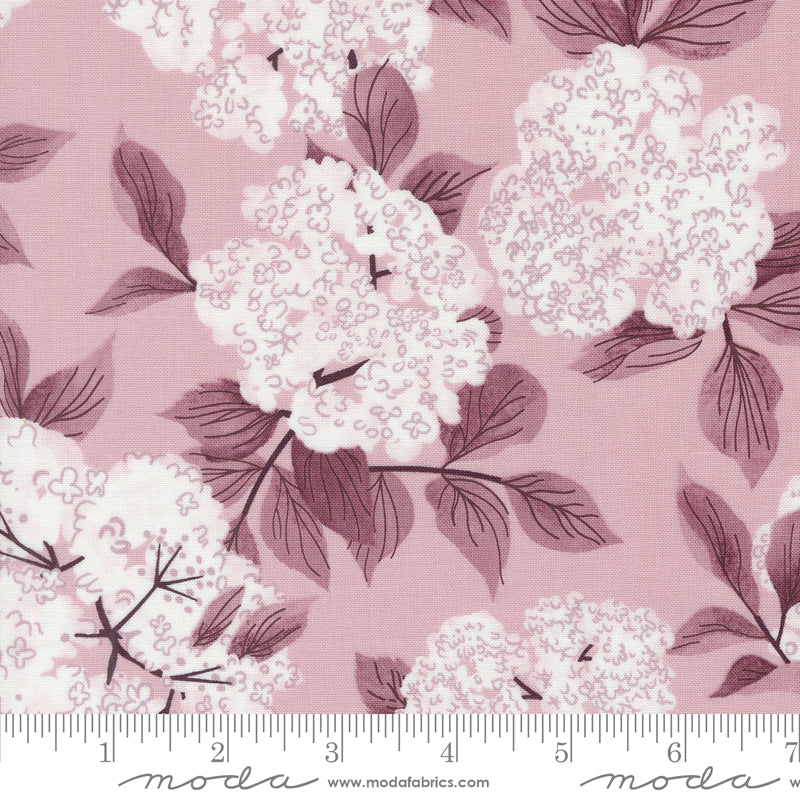 PREORDER - Love Letter - Elderberry Blossoms in Mauve - Lizzy House - 37123 36 - Half Yard