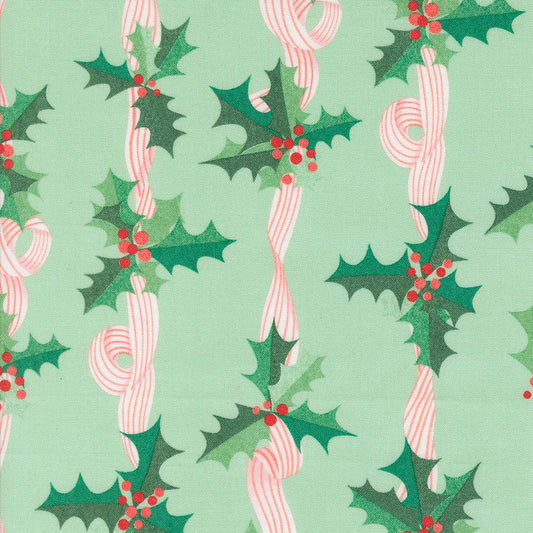 Tiny Christmas - Holly in Mint - Lizzy House - 37133 16