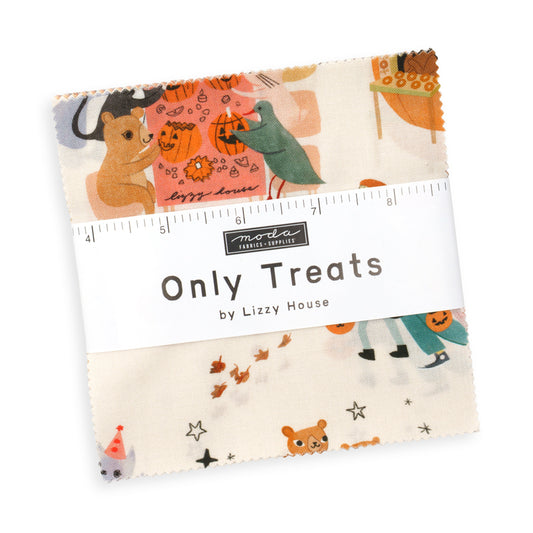 Only Treats 5 x 5-Inch Charm Pack, 42 Pieces - by Lizzy House (Preorder)