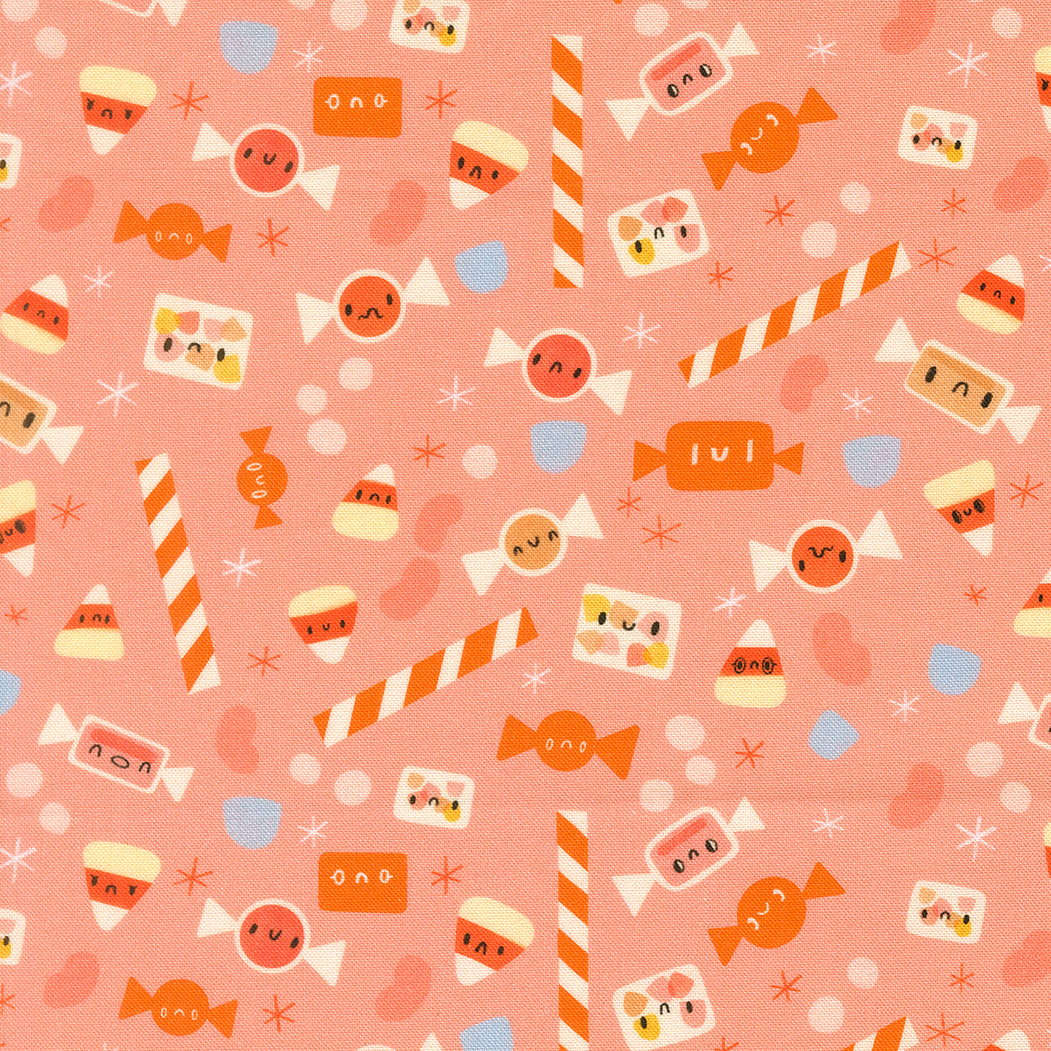 Lil Treats Candy quilting fabric, part of the Only Treats fabric collection by Lizzy House (SKU: 37155 19)