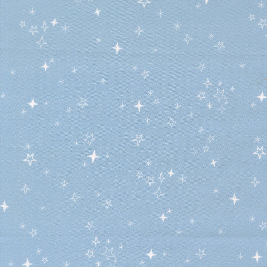 Twilight Twinkle Sky quilting fabric, part of the Only Treats fabric collection by Lizzy House (SKU: 37159 17)