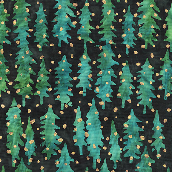 Sparkly Christmas - Night- Jacqueline de Jonge - 3917QM-X - Half Yard