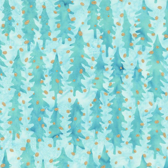Sparkly Christmas - Mint - Jacqueline de Jonge - 3922QM-X - Half Yard