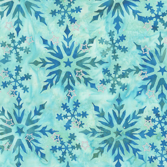 Sparkly Christmas - Mint Green - Jacqueline de Jonge - 3926QM-X - Half Yard
