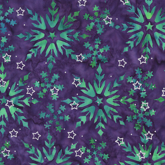 Sparkly Christmas - Purple- Jacqueline de Jonge - 3930QM-X - Half Yard
