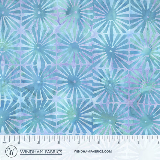Seaside Blue - Sunrays in Lavender - Jacqueline De Jonge - 3981Q-X - Half Yard (Preorder)