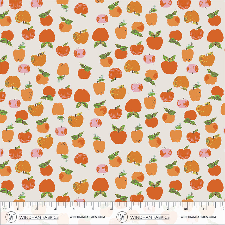 Apple quilting fabric, part of the Heather Ross Favorites fabric collection by Heather Ross (SKU: 43483D-2)