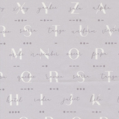 High Flight - Phonetic Morse - Sariditty - 45062 21 - Half Yard