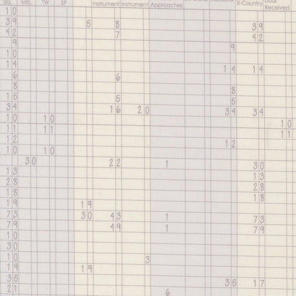 A closeup shot of the quilting fabric pattern called Logbook, designed by Sariditty, in the smoke colorway. The SKU is 45063 21.