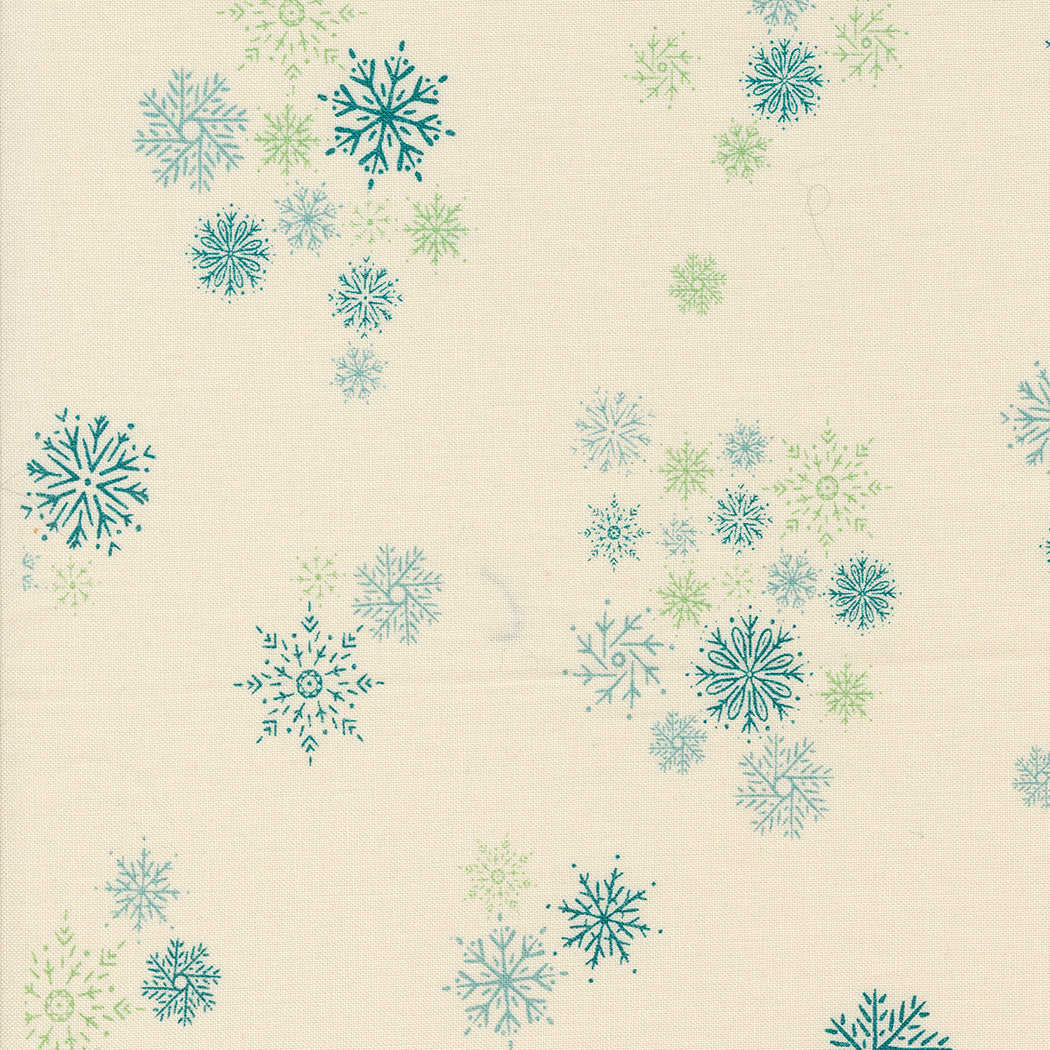PREORDER - Cozy Wonderland - Snowflake Fall in Natural - 45596 11 - Half Yard