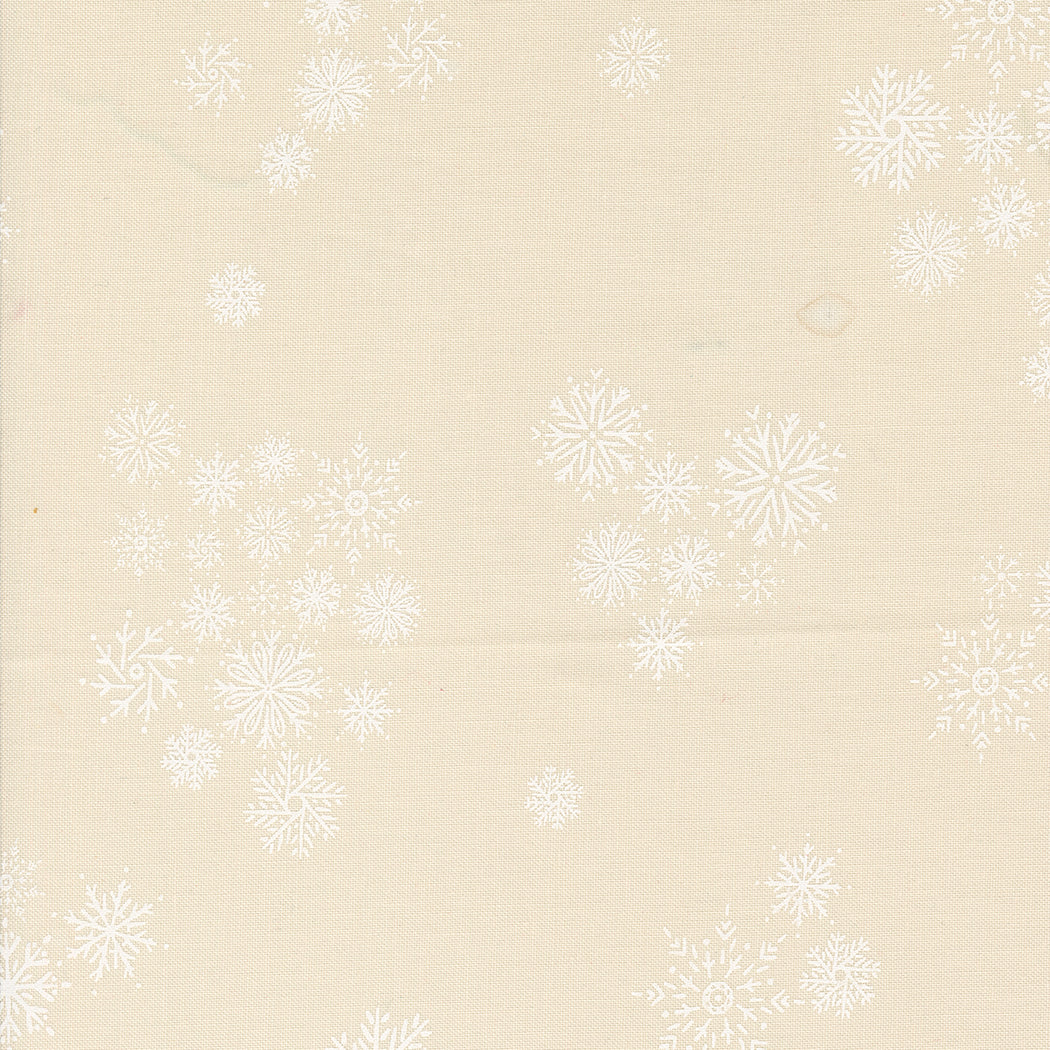 PREORDER - Cozy Wonderland - Snowflake Fall in Natural White - 45596 31 - Half Yard