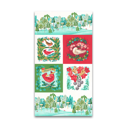 Winterly - 24" x 44" Christmas Panel - Robin Pickens - 48766 11