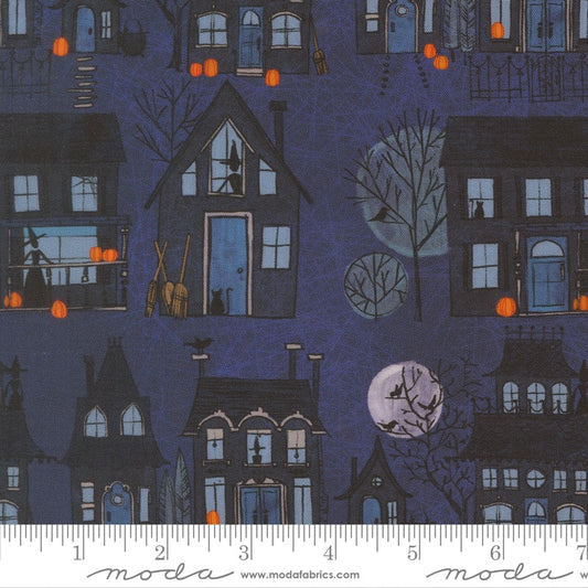 Witch Village Midnight - Coven by Robin Pickens - Half Yard (Preorder)