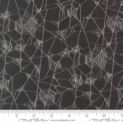 Spider Web Halloween Onyx - Coven by Robin Pickens - Half Yard (Preorder)