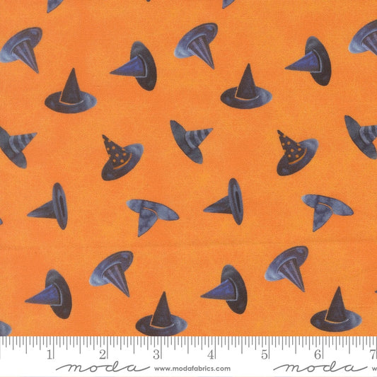 Witch Hats Pumpkin - Coven by Robin Pickens - Half Yard (Preorder)