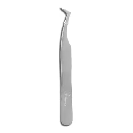 Famore - Swiss 4 1/2in Precision Angled Tweezers
